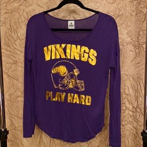 PINK Vikings Long Sleeve Tee